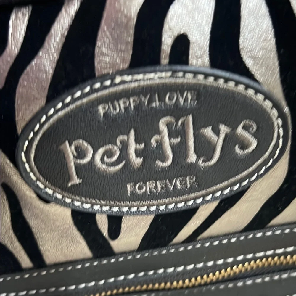 Pet Flys Zebra Print Tote Bag